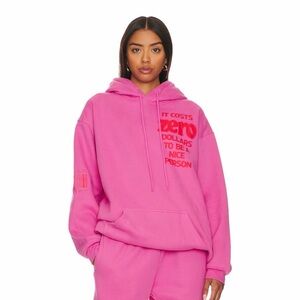 It Costs $0.00 To Be A Nice Person® Pink Hoodie - The Mayfair Group
